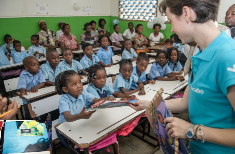 TVCABO faz doação à Escola Primária Amílcar Cabral